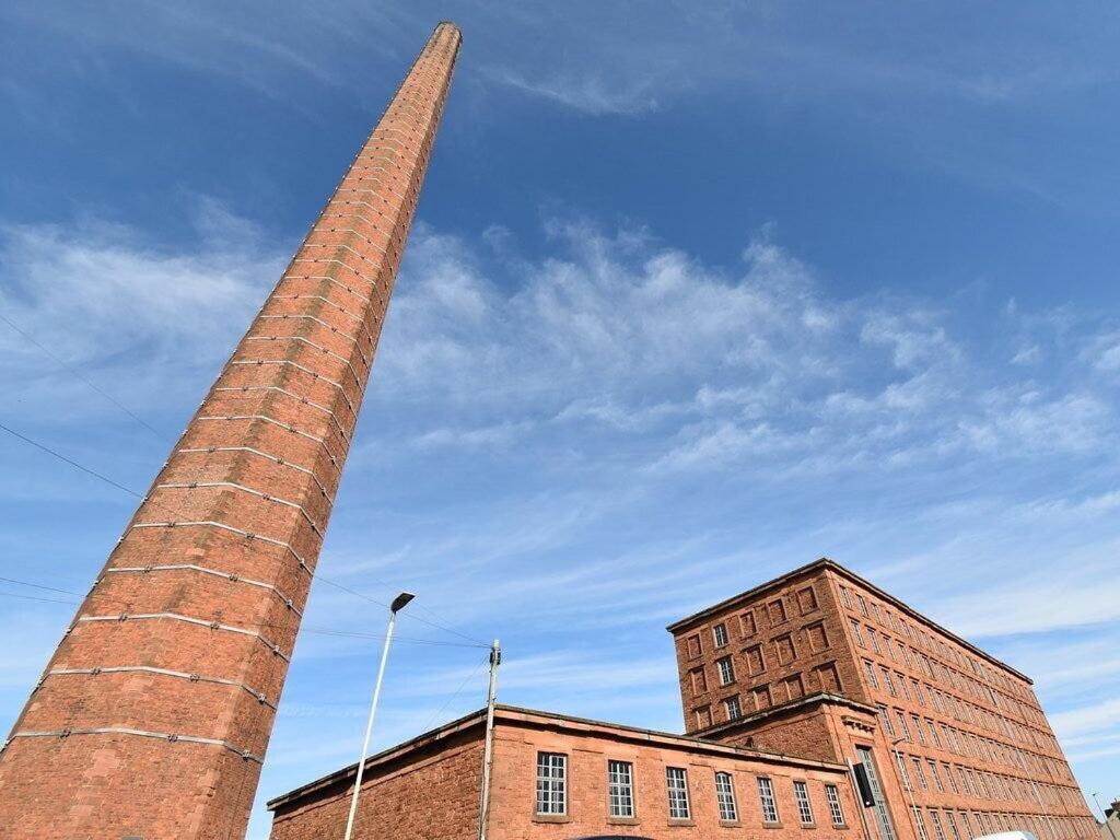 The Engine House At Dixons Chimney Near Carlisle Castle Unique Historic Apartment With 65 Inch Sky Glass And Private Parking Eksteriør billede
